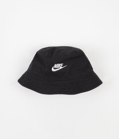 Nike Futura Wash Bucket Hat - Black / White