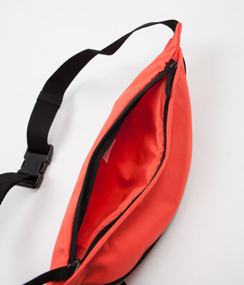 Nike Heritage Hip Pack in Rush Coral and Black / Black