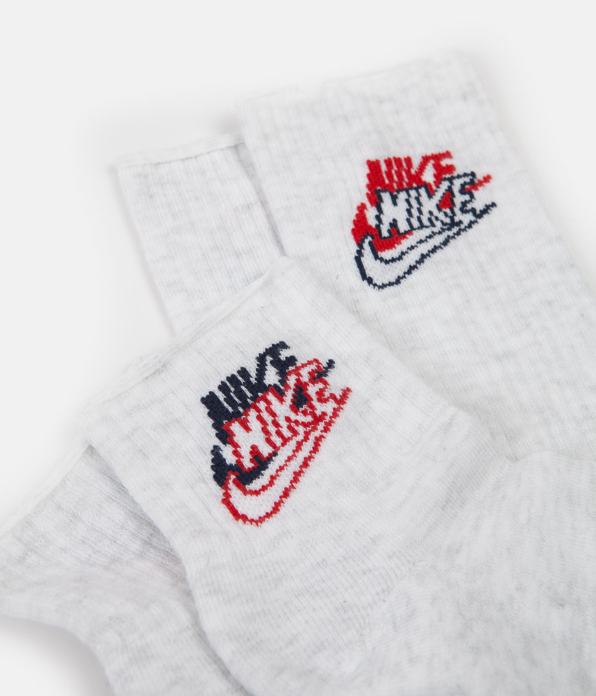 Nike Chaussettes Heritage New Vintage 2-Pack - Blanc/Rouge