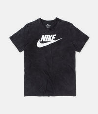 Nike Icon Futura Wash T-Shirt - Black / White thumbnail