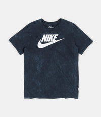 Nike Icon Futura Wash T-Shirt - Obsidian / White thumbnail