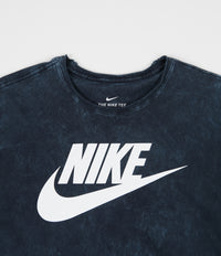 Nike Icon Futura Wash T-Shirt - Obsidian / White thumbnail