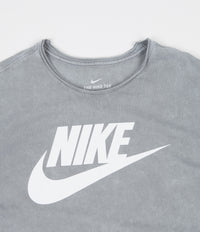 Nike Icon Futura Wash T-Shirt - Particle Grey / White thumbnail