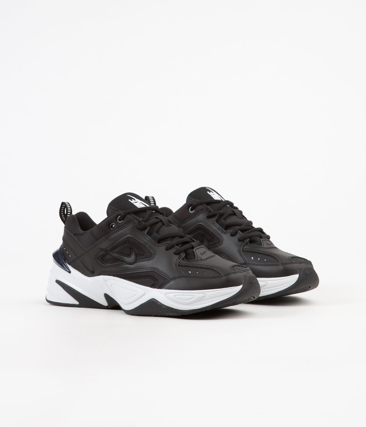 Nike m2k tekno trainers black black white Clearance