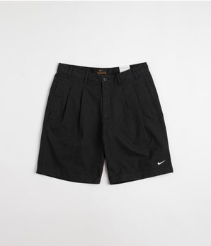 Nike Pleated Chino Shorts - Black / White