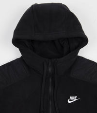 Nike Polar Zip Hoodie - Black / White thumbnail