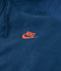 Nike Polar Zip Hoodie - Court Blue / Orange thumbnail