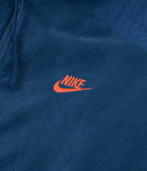 Nike Polar Zip Hoodie - Court Blue / Orange | Always in Colour