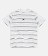 Nike Premium Essential Striped T-Shirt - White thumbnail