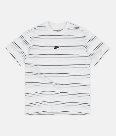 Nike Premium Essential Striped T-Shirt - White