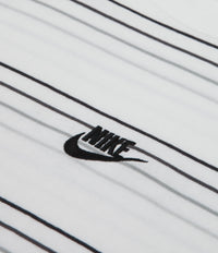 Nike Premium Essential Striped T-Shirt - White thumbnail