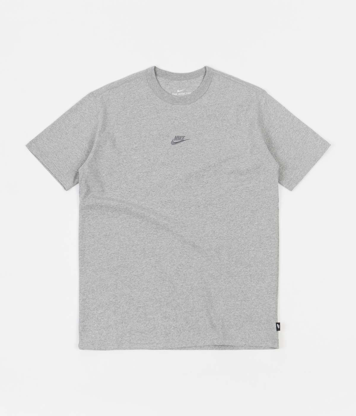 ★Nike★ Sportswear Premium Essential T-Shirt M Dark Grey He Nike Premium Essential T-Shirt - Dark Grey Heather | Always