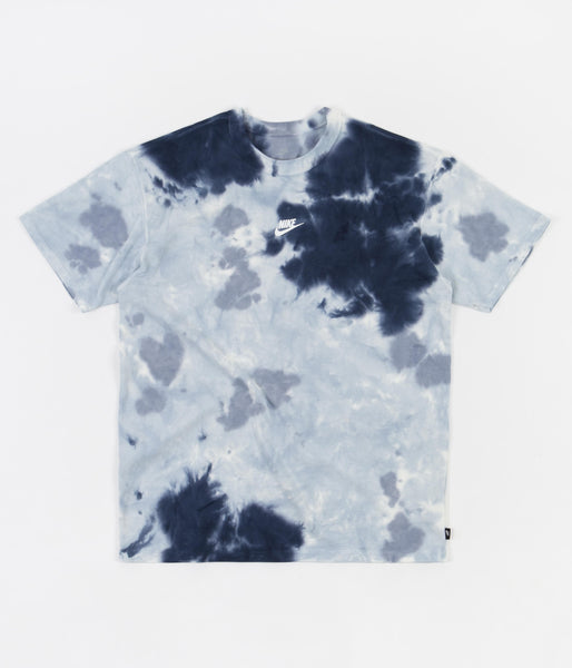 Blue tie dye nike cheap shirt