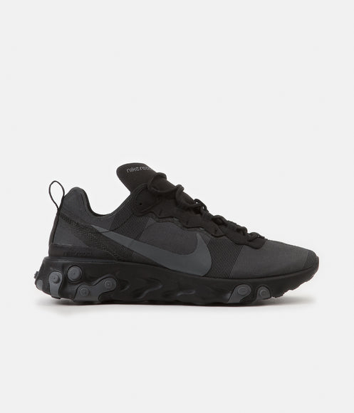 Nike React Element 55 Shoes - Black / Dark Grey