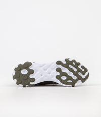 Nike React Element 55 Shoes - Medium Olive / Cool Grey - Black - White thumbnail