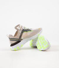 Nike React Element 87 Shoes - Light Orewood Brown / Laser Orange - Volt Glow thumbnail