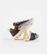 Nike React Element 87 Shoes - Moss / Black - El Dorado - Deep Royal Blue thumbnail