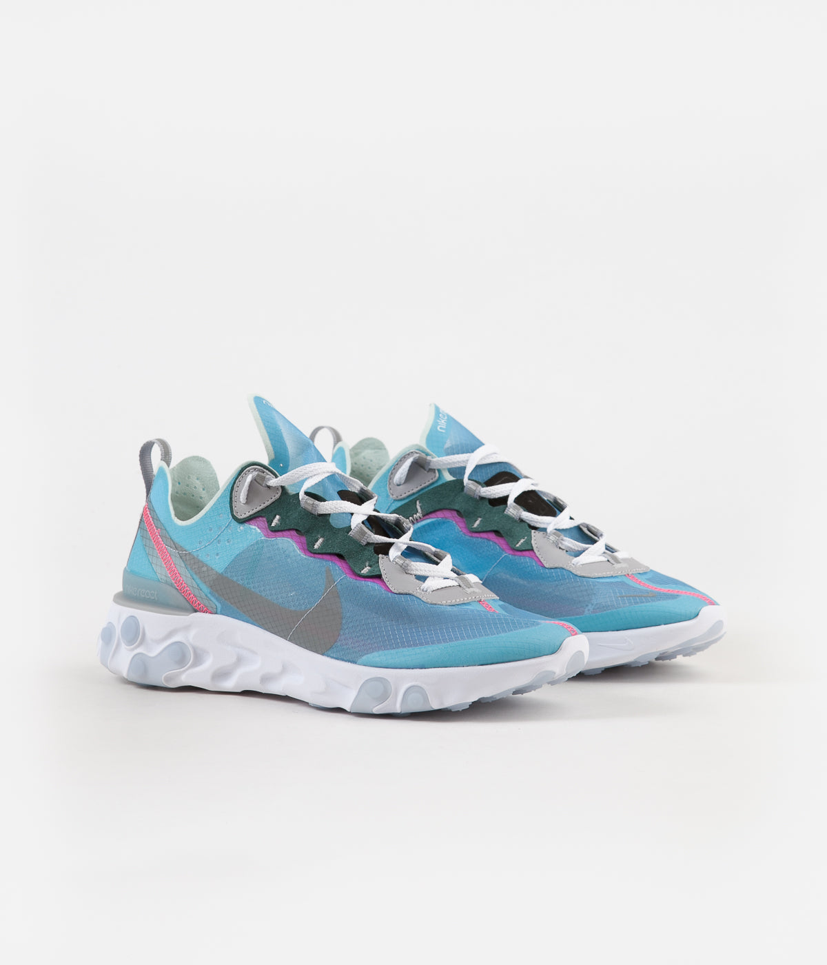 Nike react element 87 royal tint black wolf grey solar red Clearance