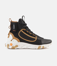 Nike React Ianga Shoes - Black / White - Wheat - Phantom thumbnail