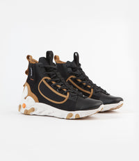 Nike React Ianga Shoes - Black / White - Wheat - Phantom thumbnail