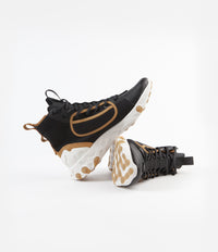 Nike React Ianga Shoes - Black / White - Wheat - Phantom thumbnail