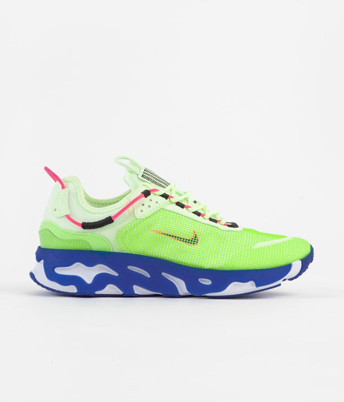 Nike React Live Premium Shoes - Barely Volt / Hyper Royal - Electric Green