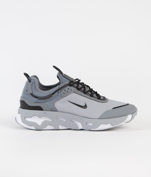 Nike React Live SE Shoes - Stadium Grey / Black - Cool Grey - White
