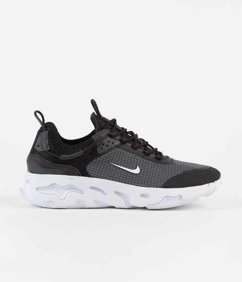 Nike React Live Shoes - Black / White - Dark Smoke Grey