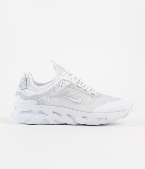 Nike React Live Shoes - White / White - Pure Platinum