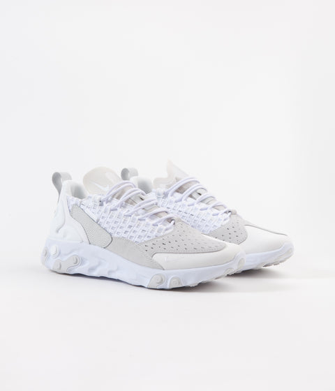 Nike React Sertu Shoes in White and Photon Dust and Photon Dust