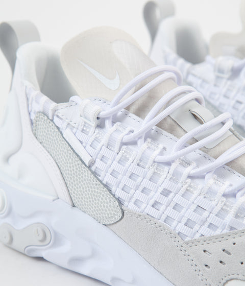Nike React Sertu Shoes in White and Photon Dust and Photon Dust