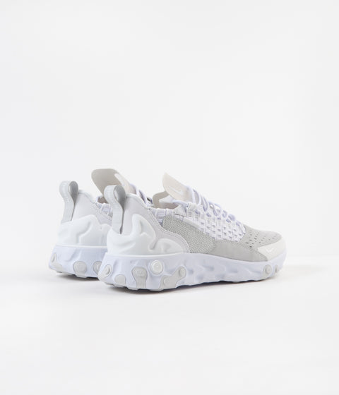 Nike React Sertu Shoes in White and Photon Dust and Photon Dust
