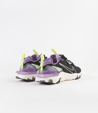 Nike React Vision Shoes - Black / Sail - Dark Smoke Grey - Gravity Purple thumbnail