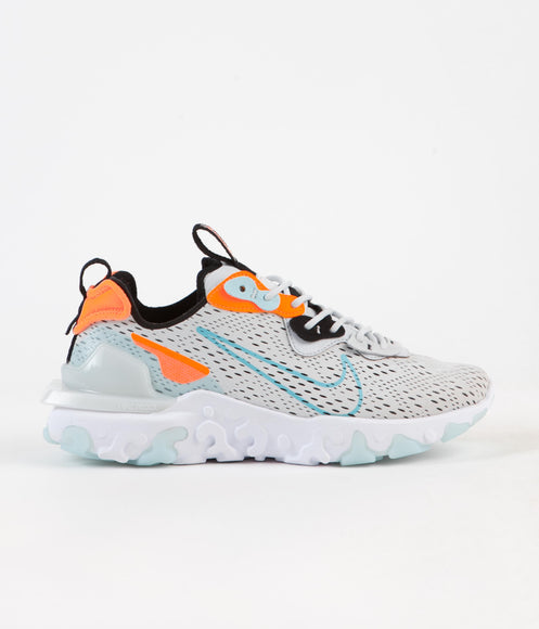 Nike React Vision Shoes - Pure Platinum / Turquoise Blue