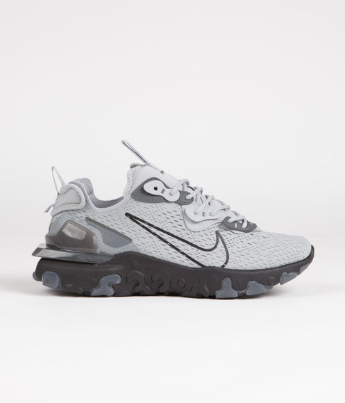 Nike React Vision Shoes - Wolf Grey / Black - Iron Grey