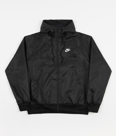 Nike Recycled Windrunner Hooded Jacket - Black / White