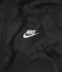 Nike Recycled Windrunner Hooded Jacket - Black / White thumbnail