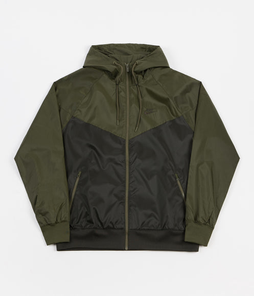 Nike Recycled Windrunner Hooded Jacket - Sequoia / Rough Green / Sequoia