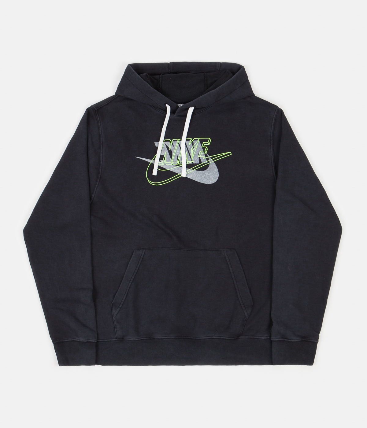 Nike Retro Hoodie - Black / Volt | Always in Colour