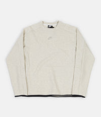 Nike Revival Tech Fleece Crewneck Sweatshirt - White / Heather thumbnail