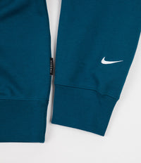Nike Swoosh Terry Crewneck Sweatshirt - Blue Force / Barely Volt thumbnail