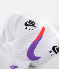 Nike SNKR Sox Genetics Ankle Socks - White / Bright Crimson thumbnail