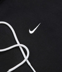 Nike Solo Swoosh Hoodie - Black / White thumbnail