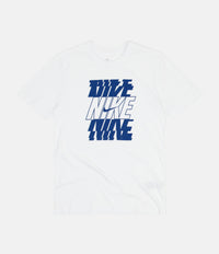 Nike Swoosh Block 12MO T-Shirt - White / Game Royal thumbnail