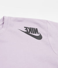 Nike Swoosh French Terry Crewneck Sweatshirt - Iced Lilac / Digital Pink / Black thumbnail