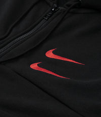 Nike Swoosh Hoodie - Black / Ember Glow thumbnail