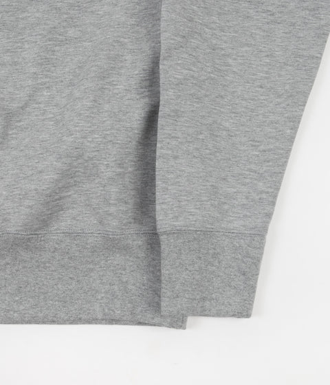 Nike Swoosh Tech Fleece Hoodie - Dark Grey Heather / White / White ...