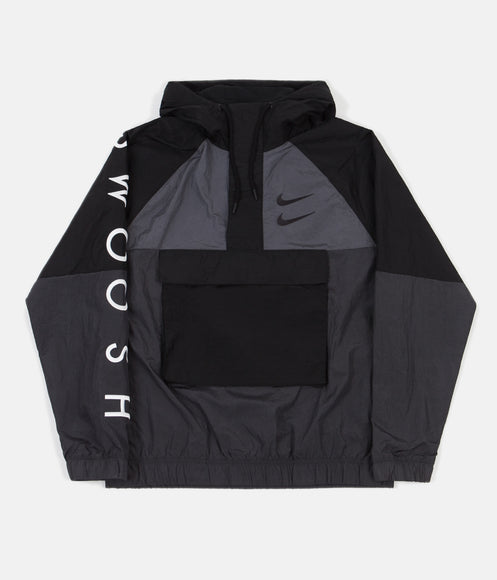 Nike Swoosh Woven Jacket - Black / Anthracite / Dark Grey / Black