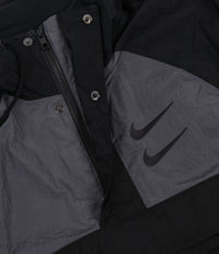 Nike Swoosh Woven Jacket - Black / Anthracite / Dark Grey / Black thumbnail