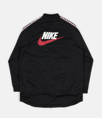 Nike Taped Poly Track Jacket - Black / Gym Red / Sail thumbnail